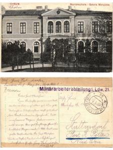 CPA AK CHELM Marienschule - Szkola Maryjska. POLAND (370776)