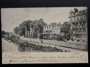 London: The Mall, Hammersmith shows Boat Hire c1904 by Stengel & Co. No.19698