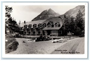 Waterton Park Alberta Canada RPPC Photo Postcard Kilmorey Lodge Nat Park c1920's