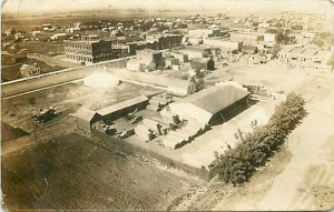 OK, Watonga, Oklahoma, Town View, RPPC