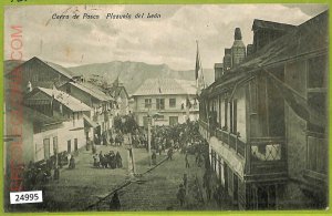24995 - PERU  -  Vintage Postcard - Cerro le Pasco - Plazuela del Leon - 1907