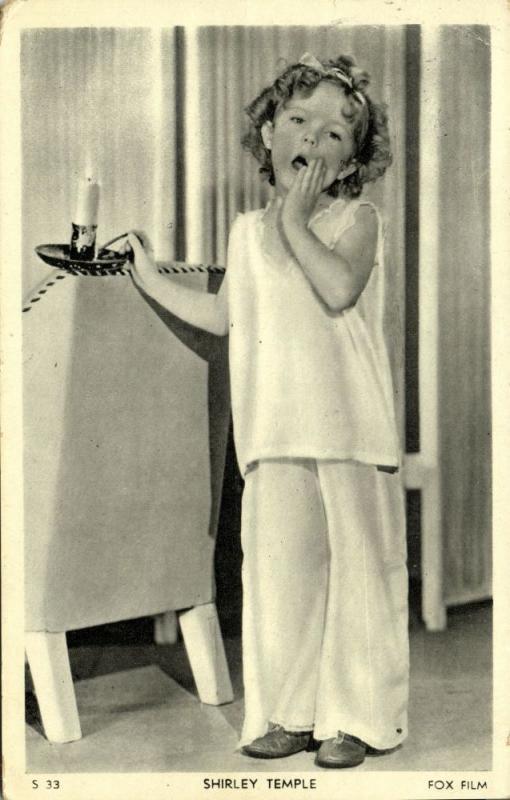 Child Actress SHIRLEY TEMPLE in Pajamas (1936) Fox Film S33