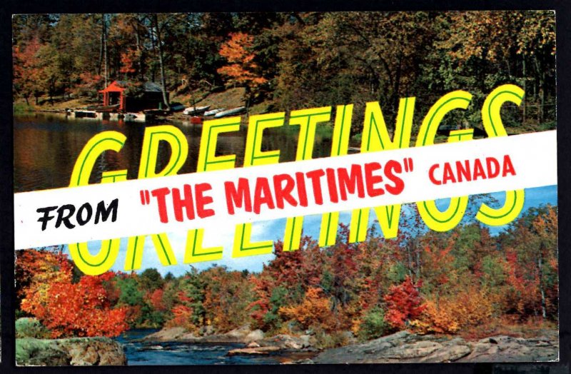 SplitView Canada THE MARITIMES Scenery Greetings from - Chrome