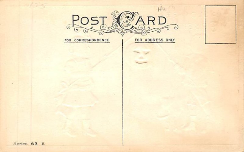 Halloween Post Card Unused 