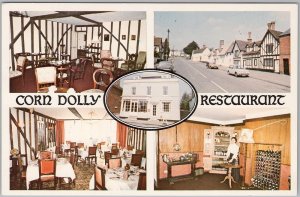 Corn Dolly Restaurant Gt Bardfield Essex Multi-View Postcard 1960s UK H83