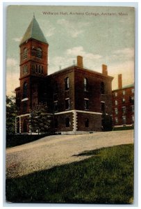 c1910 Williston Hall Amherst College Amherst Massachusetts MA Unposted Postcard