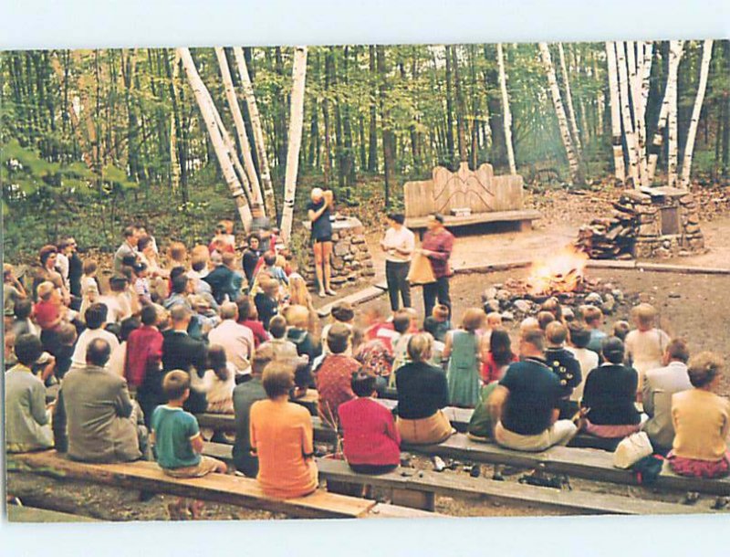 Pre-1980 CAMPGROUND Adirondacks - Silver Bay - Lake George NY AE3171