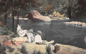 Grizzly Flat California Consumnes River Fishing Vintage Postcard AA24832