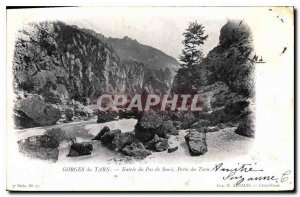 Postcard Old Tarn Gorges of Entree No Souci Porte du Tarn Aveyron Roquefort A...
