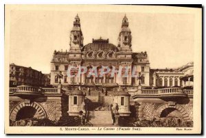 Old Postcard Monte Carlo Casino