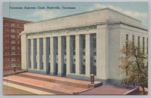 Linen~Air View Tennessee Supreme Court Nashville Tennessee~Vintage Postcard