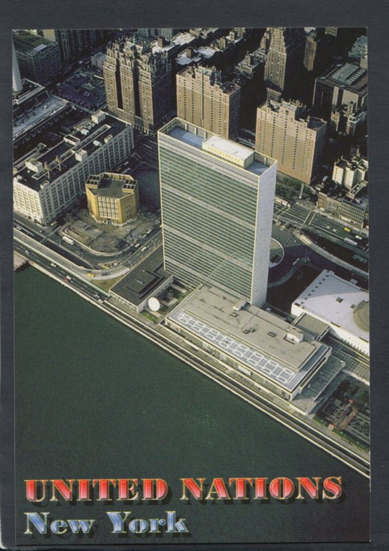 America Postcard - Aerial View of The United Nations, New York     RR4387