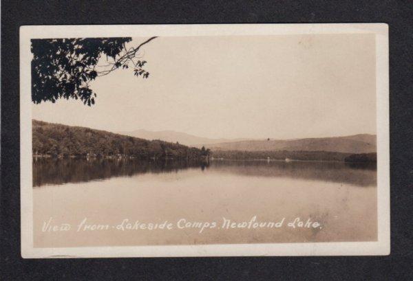 NH Newfound Lake Lakeside Camps Bristol NEW HAMPSHIRE RPPC Real Photo Postcard