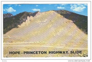 Hope-Princeton Highway Slide, Hope, British Columbia, Canada, 40-60s