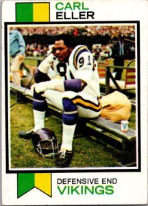 1973 Topps Football Card Carl Eller Minnesota Vikings sk2621