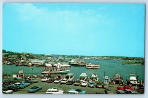 Cape Cod Massachusetts Postcard Hyannis Harbor Exterior Building c1960 Vintage