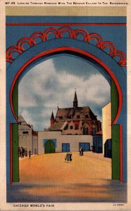 1933 Chicago World's Fair Looking Through Morroco With The Belgian Villa...