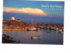 Large 5 X 7 inch, Neil's Harbour, Cape Breton, Nova Scotia, Lighthouse