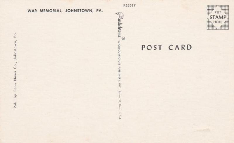 War Memorial at Johnstown PA, Pennsylvania