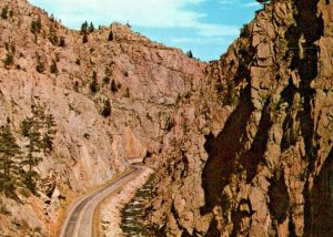 Vintage Postcard Estes Park Colorado Thompson River Canyon Loveland Sanborn