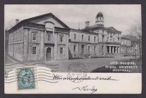 Postcard, CANADA, Montreal, Arts Building, McGill University