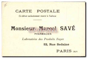 Old Postcard Marcel Advertisement Save Pharmacist Products Bayer Rue Sedaine ...