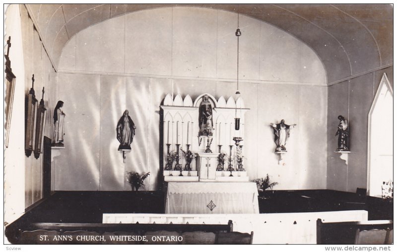 RP: Interior , St Anne's Church (Catholic) , WHITESIDE , Ontario , Canada , 3...