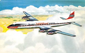 Braniff's fabulous version of the Douglas DC â€“ 76 Airplane Unused 