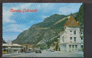 Street Scene Ouray CO Postcard BIN 