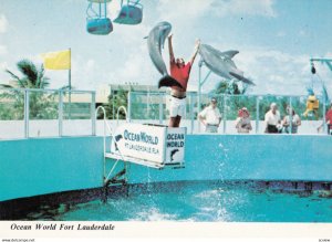 Ocean World , Ft Lauderdale , Florida , 1950-70s ; Dolphin Show