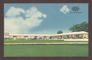 CHILLICOTHE MISSOURI BOB STATON MOTEL VINTAGE LINEN ADVERTISING POSTCARD