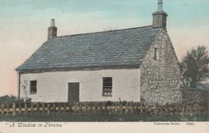 Scotland Postcard - A Window in Thrums, Kirriemuir  RS23377