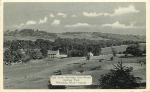 West Virginia Wheeling Oglebay Park Golf Links Club House Postcard 22-8723