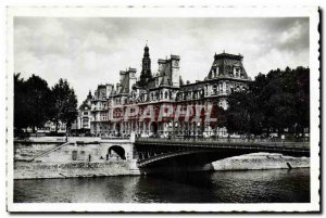 Postcard Modern Paris Hotel De Ville