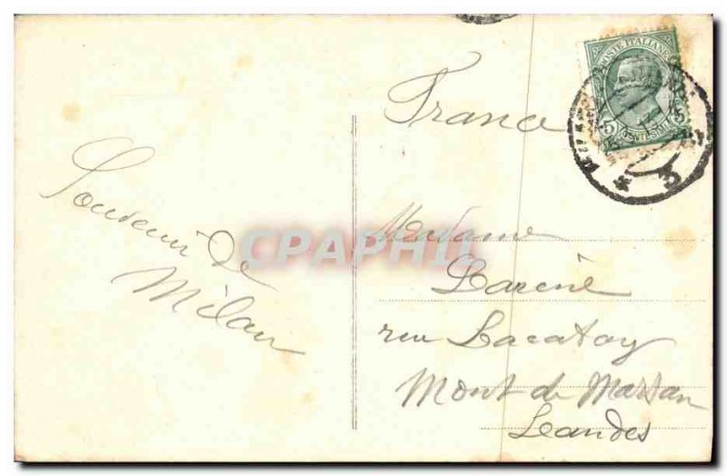 Postcard Old Milan Duomo