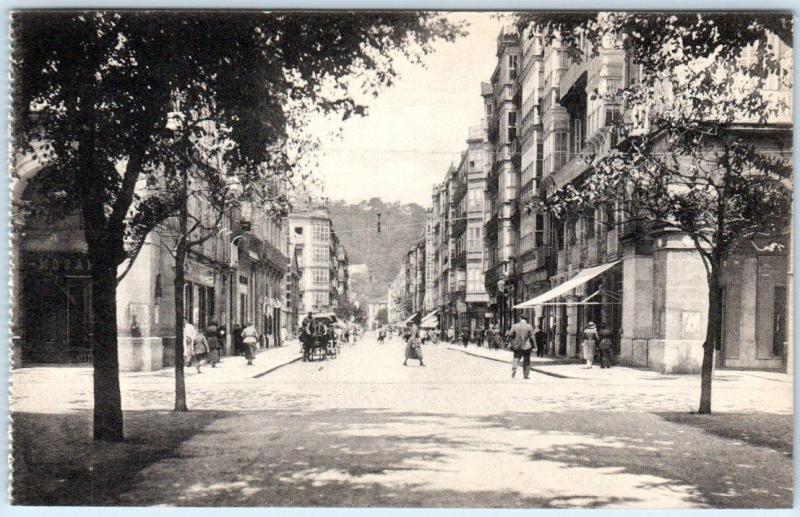 SAN SEBASTIAN, (Donostia)  Spain  Calle de LOYOLA Street Scene  c1910s Postcard