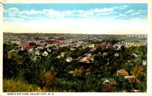 Valley City, North Dakota - A birds-eye view of the City - in 1934