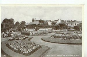 Sussex Postcard - Waterloo Gardens - Bognor Regis - Ref 10631A