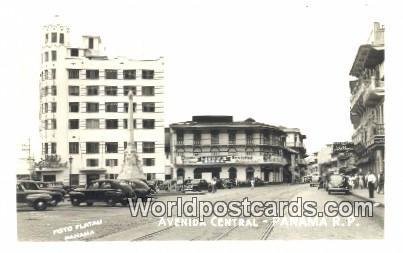 Real Photo Avenida Centra Panama Panama Unused 