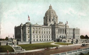 Vintage Postcard 1907 State Capitol St. Paul Minnesota F.W. Woolworth & Co.