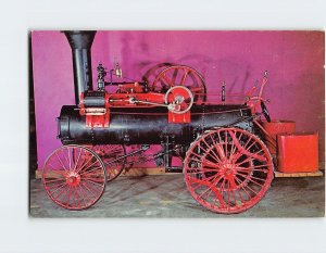 Postcard Traction steam engine, Canada Science and Technology Museum, Canada