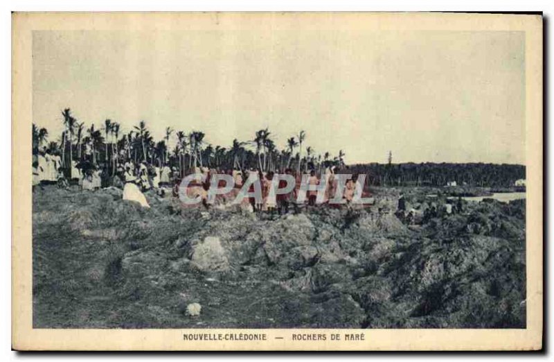 Old Postcard New Caledonia Rocks Mare