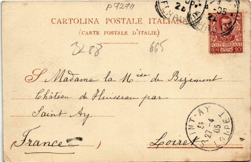 CPA Palermo Monte Pellegrino col porto ITALY (803288)