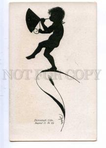 187131 Nude ELF Dancer by DIEFENBACH Vintage SILHOUETTE PC
