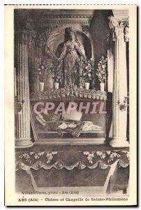 Postcard Old Ars Ain Hunting and Chapel of St. Philomene