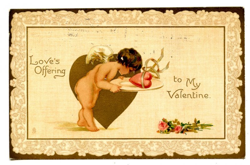 Greeting - Valentine.  (Tuck Series 105)