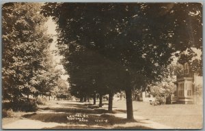 WESTDALE MA LAUREL STREET ANTIQUE REAL PHOTO POSTCARD RPPC