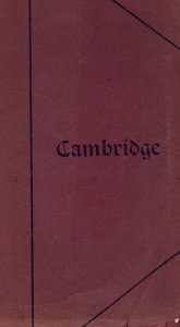 Cambridge Spaldings Antique Map