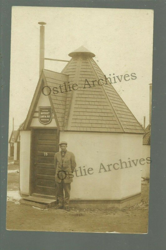 Colorado Springs CO RPPC c1910 TUBERCULOSIS SANITARIUM Lodge Winterset Iowa TB