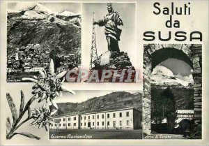 Postcard Modern Saluti da Susa Susa